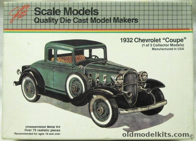 Scale Models 1/20 1932 Chevrolet Coupe - (ex Hubley), 4001 plastic model kit