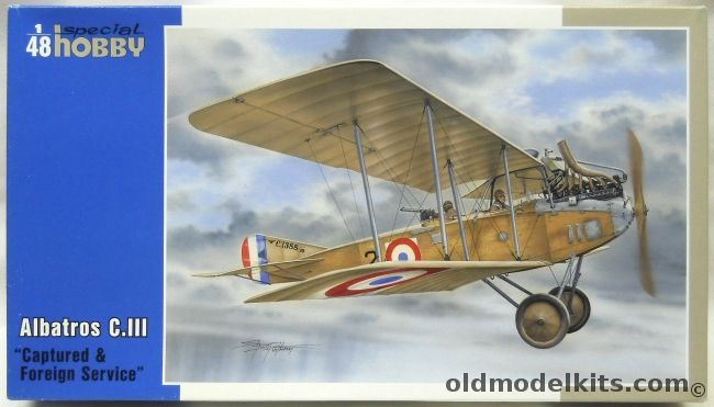 Special Hobby 1/48 Albatros C-III Captured And Foreign Service - France / Russia / Turkey - (CIII), SH48113 plastic model kit