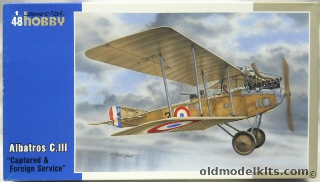 Special Hobby 1/48 Albatros C-III Captured And Foreign Service - France / Russia / Turkey - (CIII), SH48113 plastic model kit