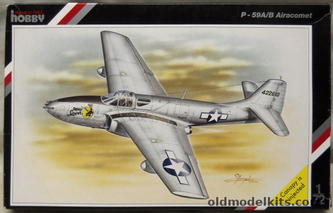Special Hobby 1/72 P-59 A/B Airacomet, SH72058 plastic model kit