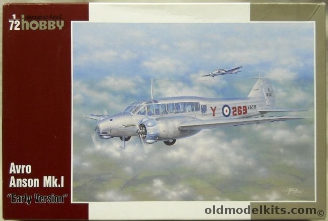 Special Hobby 1/72 Avro Anson Mk.1 Early Version, SH72212 plastic model kit