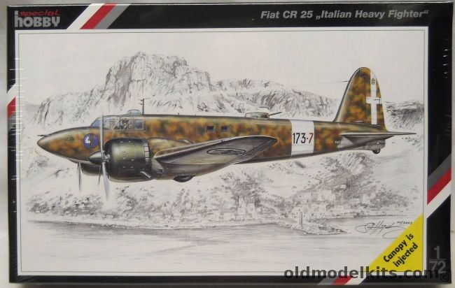 Special Hobby 1/72 Fiat CR-25 Italian Heavy Fighter, 72036 plastic model kit