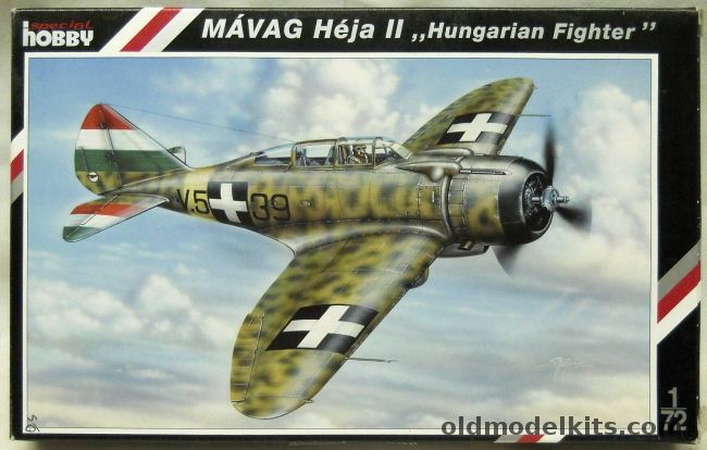 Special Hobby 1/72 Mavag Heja II Hungarian Fighter, 72100 plastic model kit