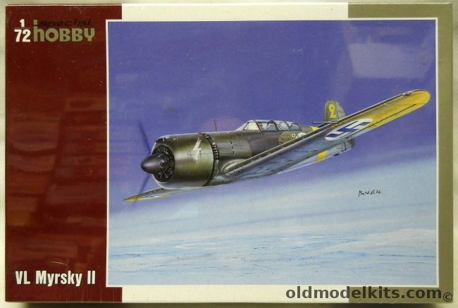 Special Hobby 1/72 VL Myrsky II - Finnish Designed And Manufactured WWII Fighter, 72161 plastic model kit