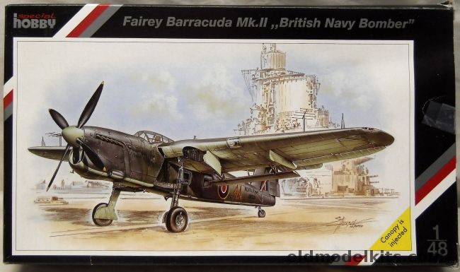 Special Hobby 1/48 Fairey Barracuda Mk.II - British Navy Bomber, SH48021 plastic model kit