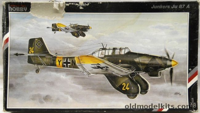 Special Hobby 1/48 Junkers Ju-87A Stuka - Spanish Civil War St.G 163 Spain Early 1938 / Luftwaffe Schlachtgeschwader 102 Zbrasiavice Airfield Winter 1943/44, SH48007 plastic model kit