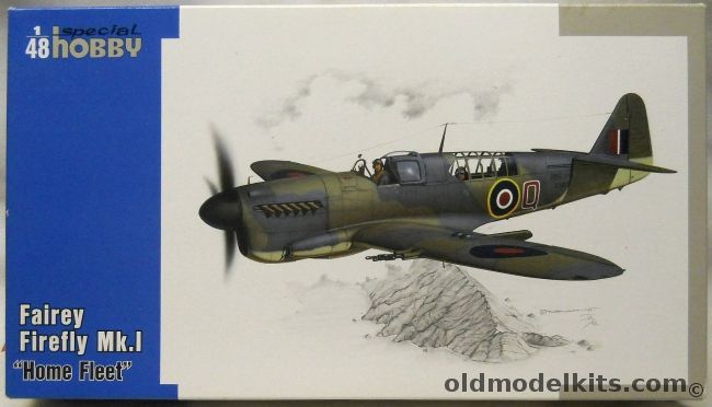 Special Hobby 1/48 Fairey Firefly Mk.1 Home Fleet - Plus Master Brass Cannon Barrels And Eduard Mask - FAA No. 1771 Sq HMS Implacable 1944 Operation Athletic Off Norway / FAA No. 1770 Sq HMS Indefatigable June 1944, SH48127 plastic model kit