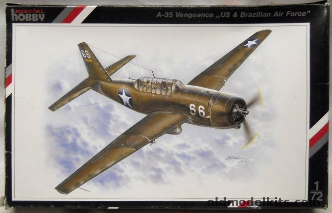 Special Hobby 1/72 A-35 Vengeance - US And Brazil Air Forces, SH72040 plastic model kit