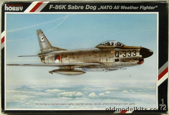 Special Hobby 1/72 F-86K Sabre Dog - NATO All Weather Fighter, SH72146 plastic model kit