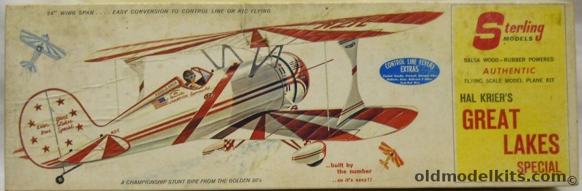 Sterling Hal Krier's Great Lakes Special - 24 Inch Wingspan, A24 plastic model kit