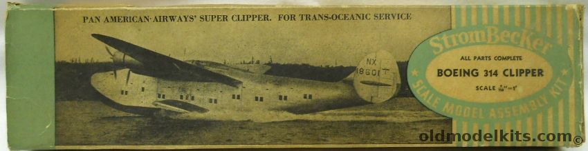 StromBecker Boeing 314 Clipper - Pan Am, C6 plastic model kit