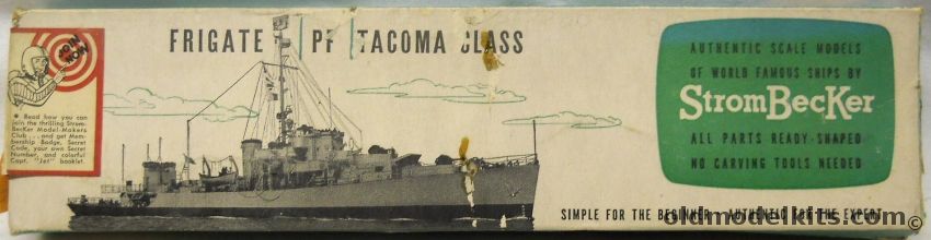 StromBecker USS Tacoma Frigate, C17 plastic model kit