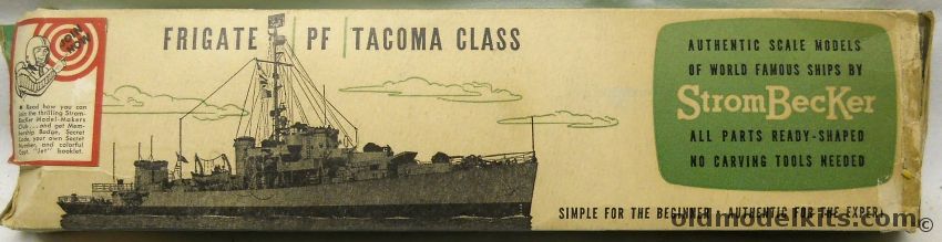 StromBecker USS Tacoma Frigate, C17 plastic model kit