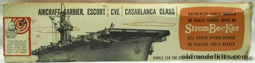 StromBecker USS Gambier Bay CVE Escort Aircraft Carrier - (Casablanca Class), C18 plastic model kit