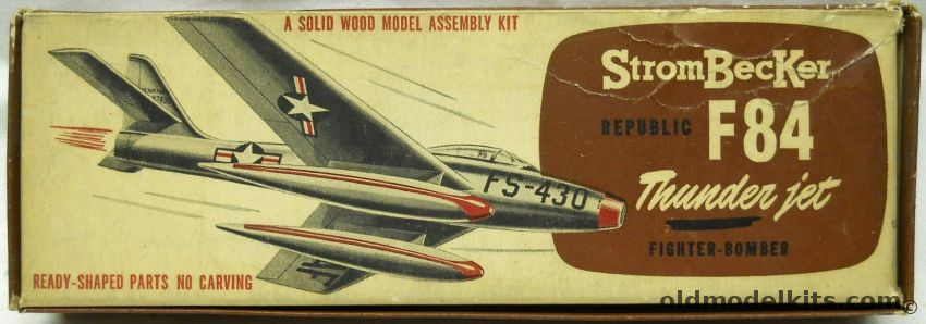 StromBecker Republic F-84 Thunderjet, C47-79 plastic model kit