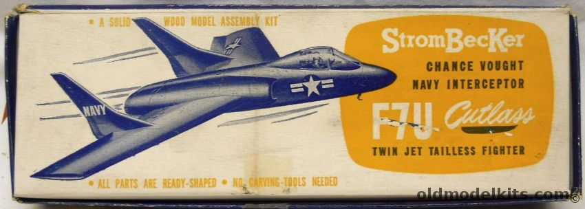 StromBecker Chance Vought F7U Cutlass, C49-89 plastic model kit