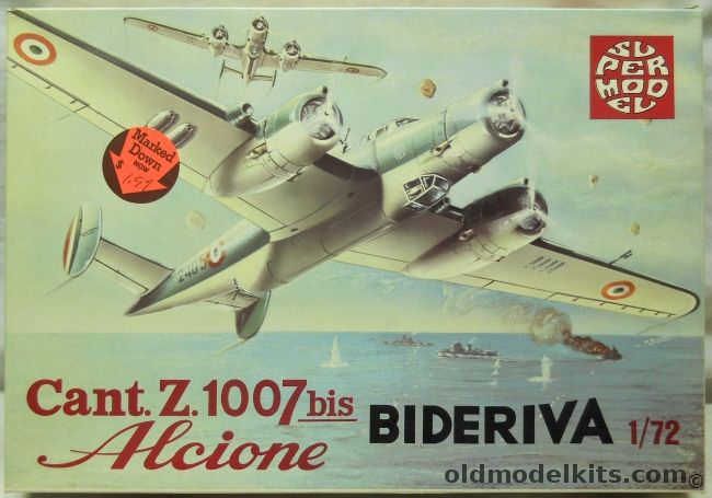 Supermodel 1/72 Cant. Z-1007 bis Alcione Bideriva - (Z1007), 10-006 plastic model kit