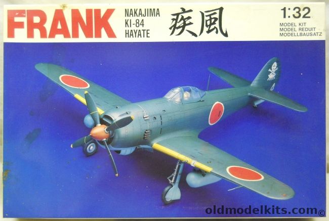 Swallow Model 1/32 Nakajima Ki-84 Hayate Frank - (ex Tomy), 3203 plastic model kit