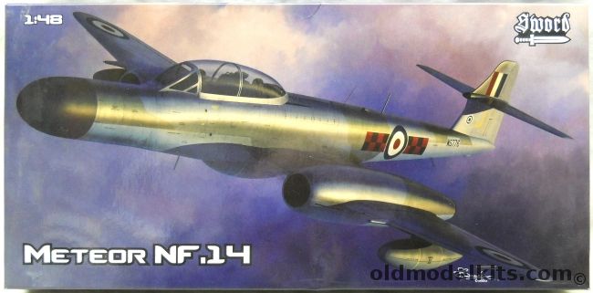 Sword 1/48 Meteor NF.14, SW48011 plastic model kit