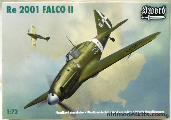 Sword 1/72 TWO Re-2001 Falco II, SW72033 plastic model kit