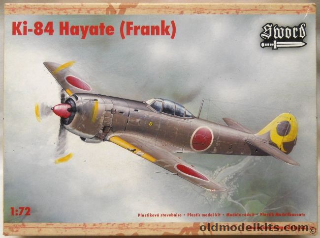 Sword 1/72 Ki-84 Hayate Frank, SW72024 plastic model kit