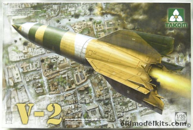 Takom 1/35 V-2 - German WWII Ballistic Missile, 2075 plastic model kit