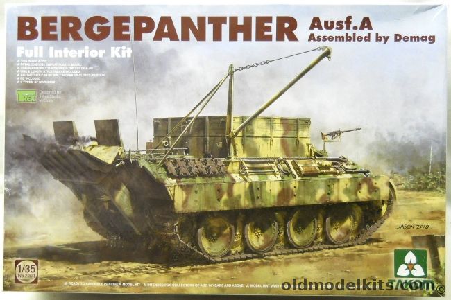 Takom 1/35 Bergepanther Ausf. A - Assembled By Demag - Full Interior, 2101 plastic model kit