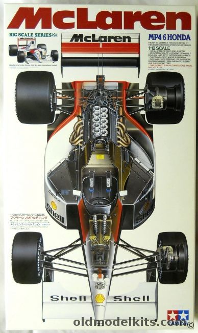 Tamiya 1/12 McLaren MP4/6 Honda, 12028 plastic model kit