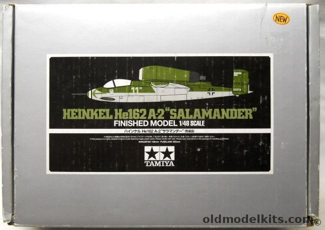 Tamiya 1/48 Heinkel He-162 A-2 Salamander Finished Model, 21072 plastic model kit