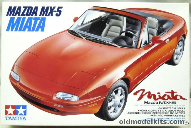 Tamiya 1/24 Mazda MX-5 Miata, 24082 plastic model kit