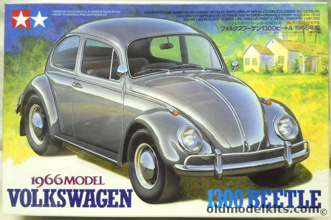 Tamiya 1/24 1966 Volkswagen 1300 Beetle, 24136 plastic model kit