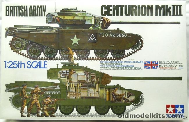 Tamiya 1/25 Centurion MkIII - British Army, 30614 plastic model kit