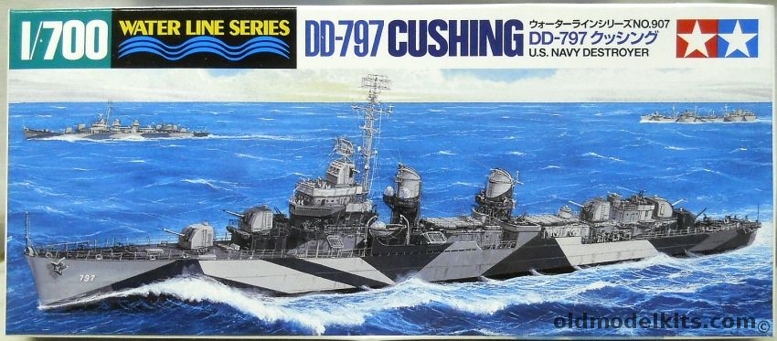 Tamiya 1/700 USS Cushing DD-797 Destroyer, 31907 plastic model kit