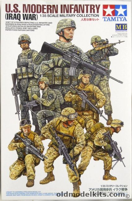 Tamiya 1/35 US Modern Infantry Iraq War, 32406 plastic model kit