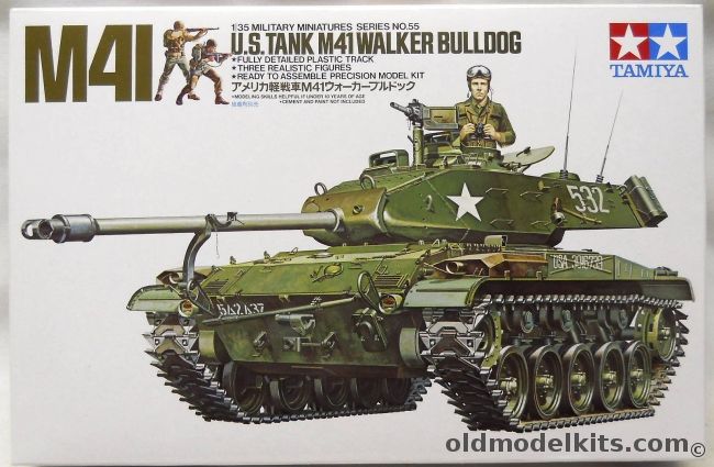 Tamiya 1/35 M41 Walker Bulldog, 35055 plastic model kit