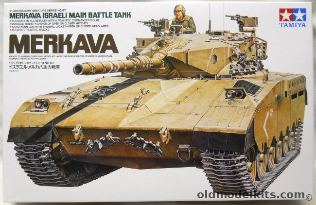 Tamiya 1/35 Merkava, 35127 plastic model kit