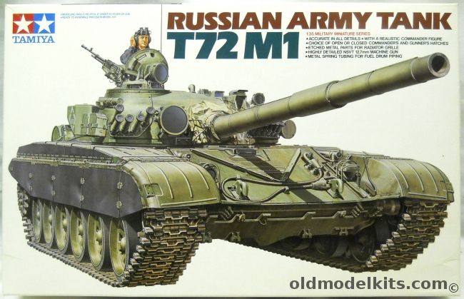 Tamiya 1/35 T72 M1 Russian Army Tank, 35160 plastic model kit