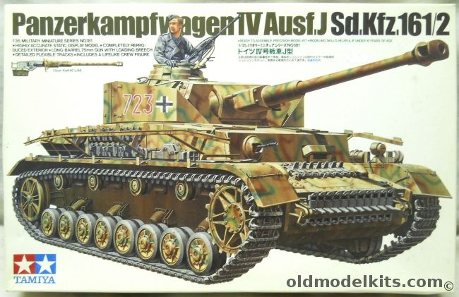 Tamiya 1/35 Panzerkampfwagen IV Ausf.J Sd.Kfz.161/2 - Panzer IV, 35181 plastic model kit