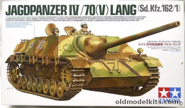 Tamiya 1/35 Jagdpanzer I / 0(V) Lang - Plus Tamiya Detail Up Parts Set, 35340 plastic model kit