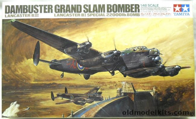 Tamiya 1/48 Lancaster BIII Dambuster or BI Special Grand Slam, 61021 plastic model kit