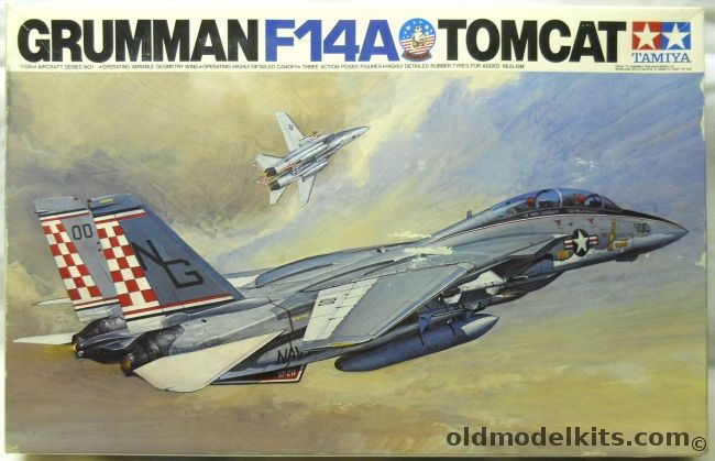 Tamiya 1/32 Grumman F-14A Tomcat - With Iranian and US Navy Decals, 6301 plastic model kit