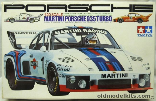 Tamiya 1/20 Martini Porsche 935 Turbo - Motorized, GC2005 plastic model kit