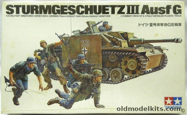 Tamiya 1/35 Sturmgeschuetz III Ausf. G - With Combat Crew of 5, MM114 plastic model kit