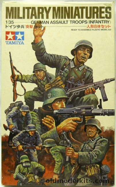 Tamiya 1/35 German Assault Troops Infantry, MM130 plastic model kit