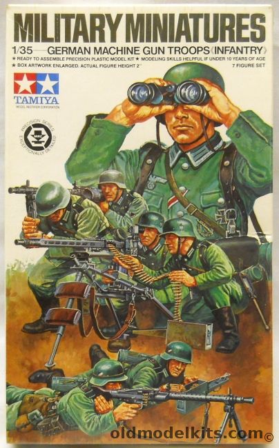 Tamiya 1/35 German Machine Gun Troops - Infantry, MM138A plastic model kit