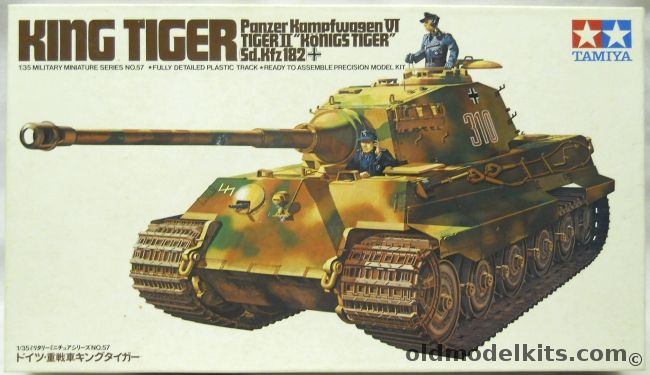 Tamiya 1/35 King Tiger - Panzer Kampfwagen VI Tiger II Konigs Tiger Sd.Kfz.182, MM157 plastic model kit