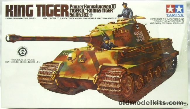 Tamiya 1/35 King Tiger - Panzer Kampfwagen VI Tiger II Konigs Tiger Sd.Kfz.182, MM157 plastic model kit