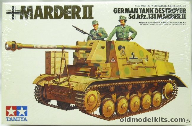 Tamiya 1/35 German Tank Destroyer Marder II Sd. Kfz.131, MM160 plastic model kit