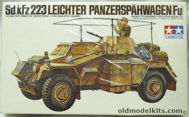 Tamiya 1/35 Sd.Kfz 223 Leichter Panzerspahwagen, MM162 plastic model kit