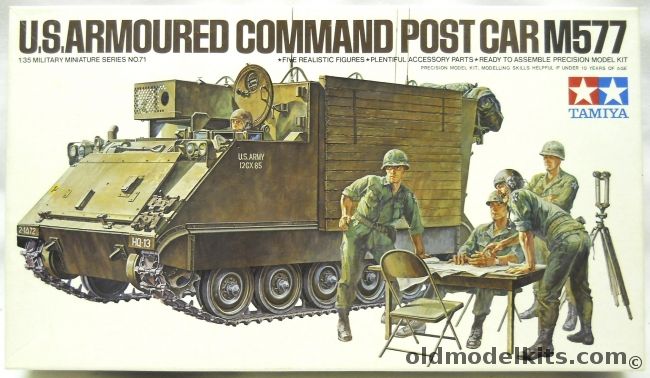 Tamiya 1/35 M577 US Armoured Command Post, MM171 plastic model kit